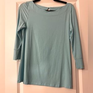 Lilly Pullitzer Salma Top in Bayside Blue